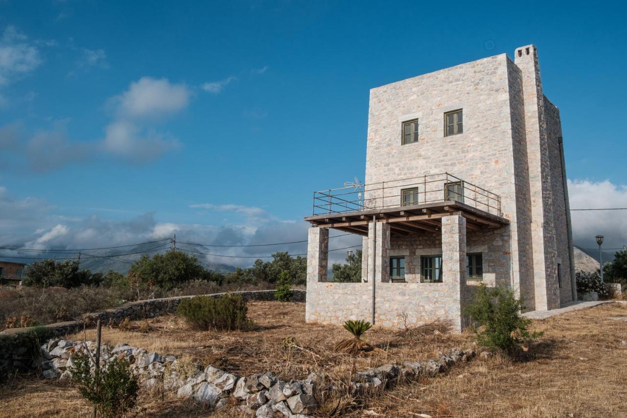 Modern 2Bdr Stone Tower, Majestic View In Mani Βίλα Psion Εξωτερικό φωτογραφία