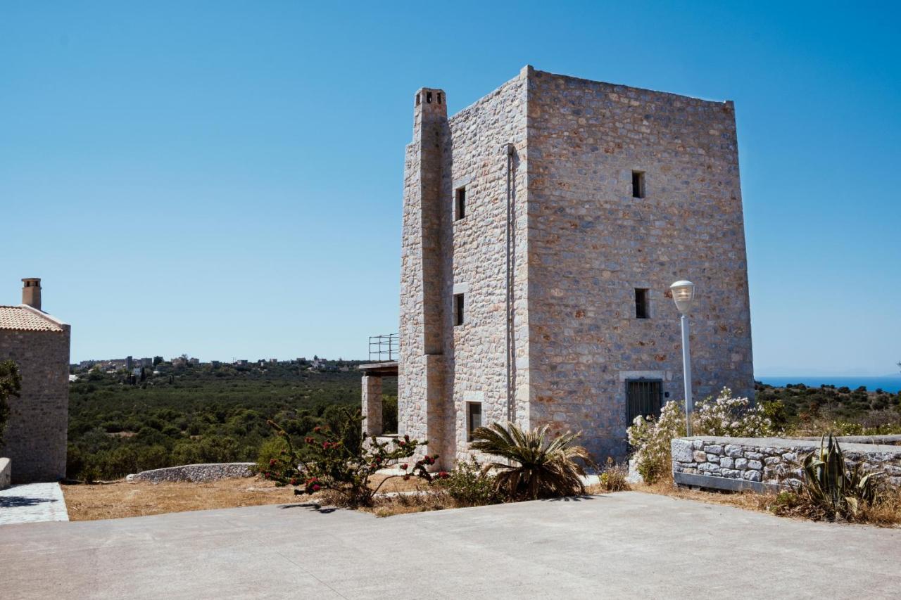 Modern 2Bdr Stone Tower, Majestic View In Mani Βίλα Psion Εξωτερικό φωτογραφία