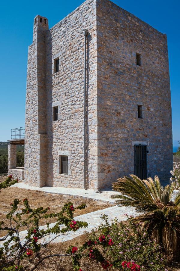 Modern 2Bdr Stone Tower, Majestic View In Mani Βίλα Psion Εξωτερικό φωτογραφία