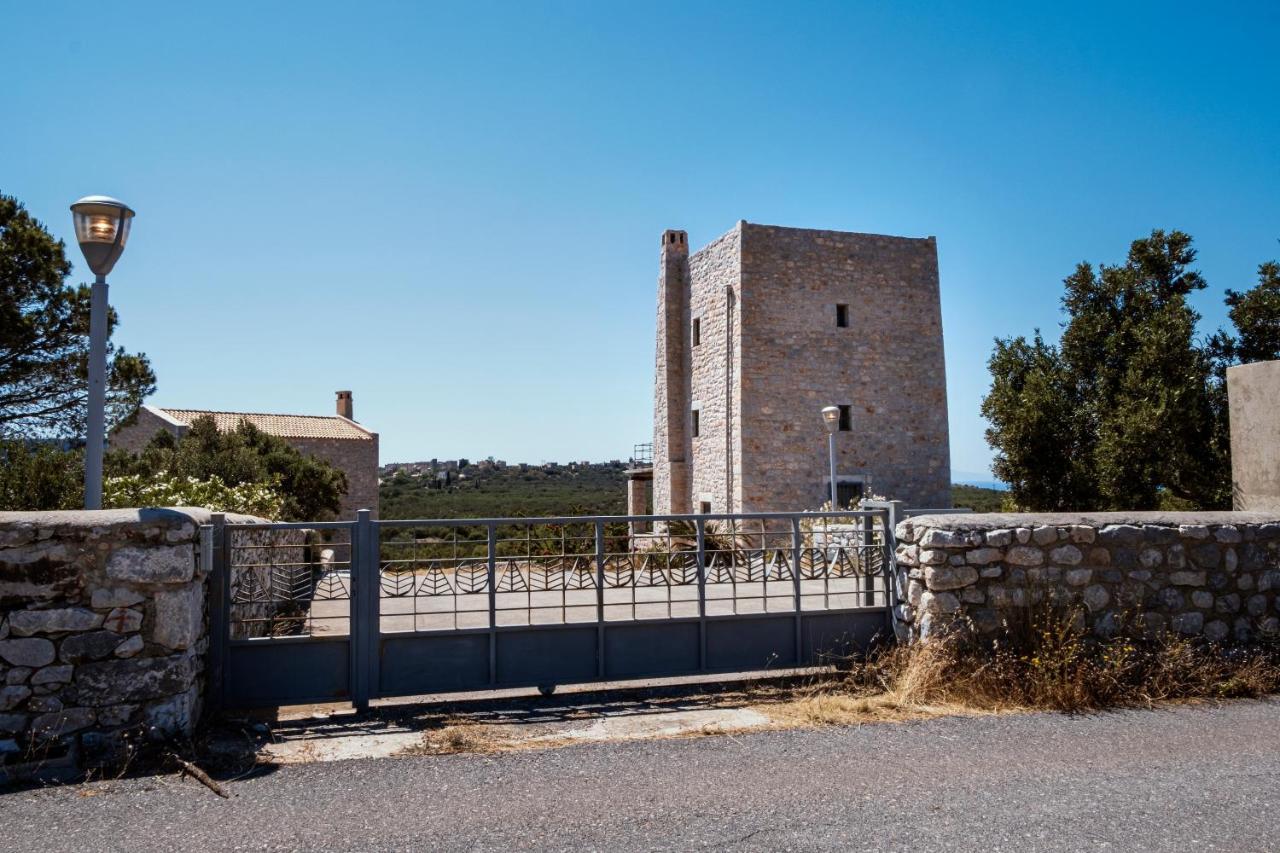 Modern 2Bdr Stone Tower, Majestic View In Mani Βίλα Psion Εξωτερικό φωτογραφία